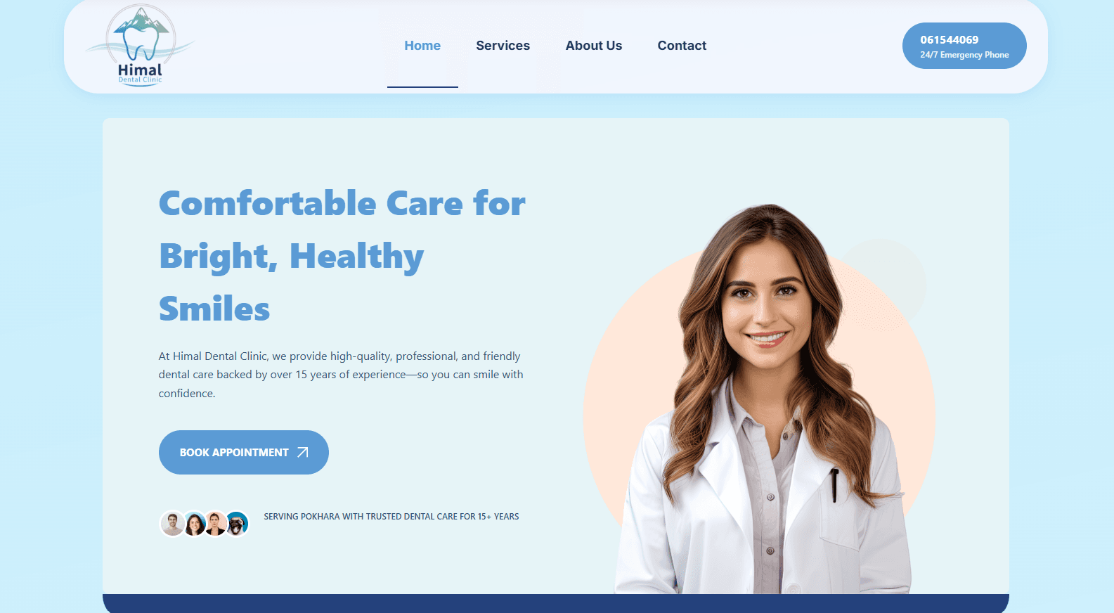 Himal Dental Clinic Homepage