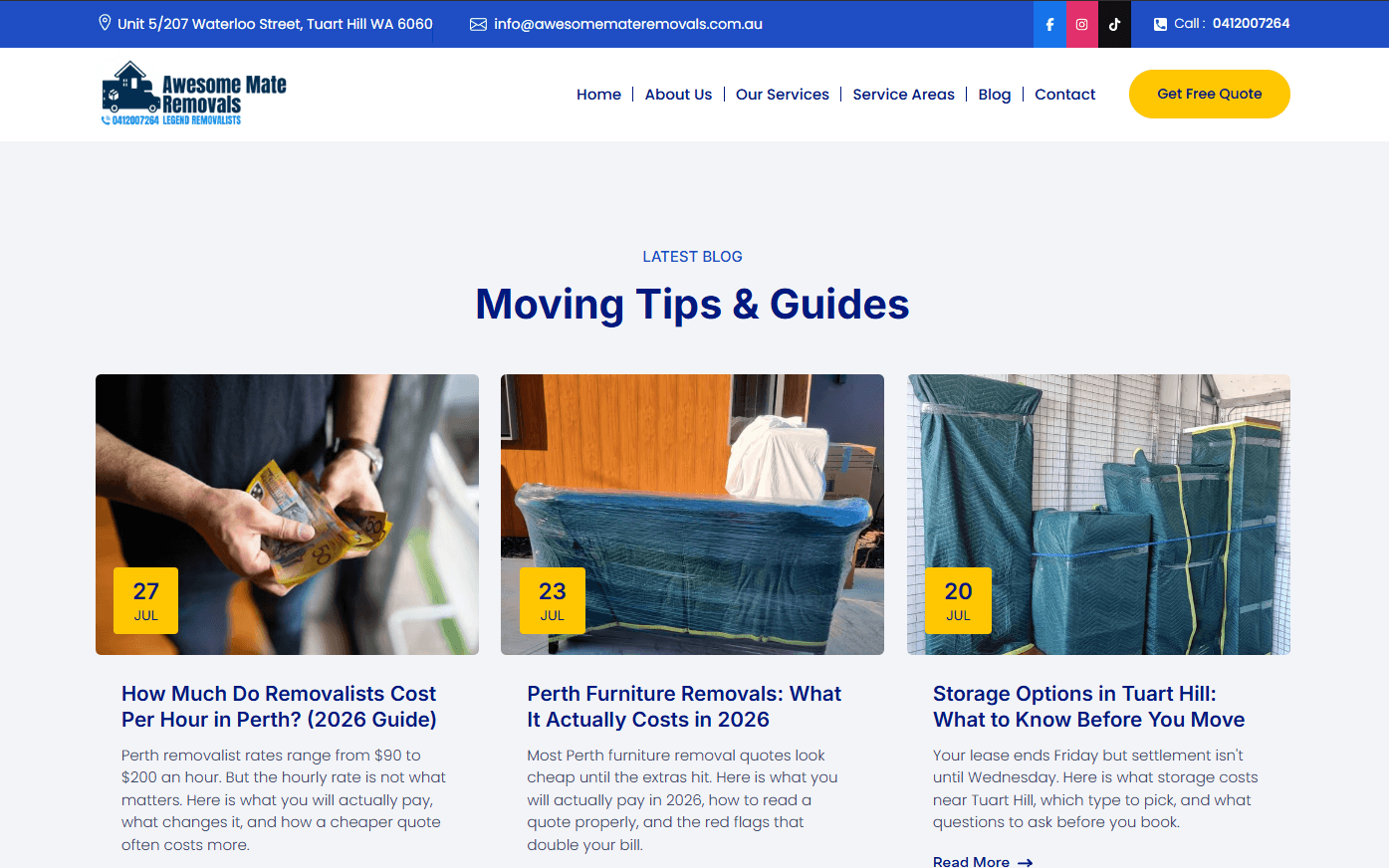 Awesome Mate Removals Section 1